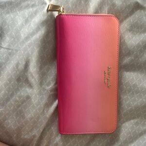 Kate Spade Pink and Orange Wallet